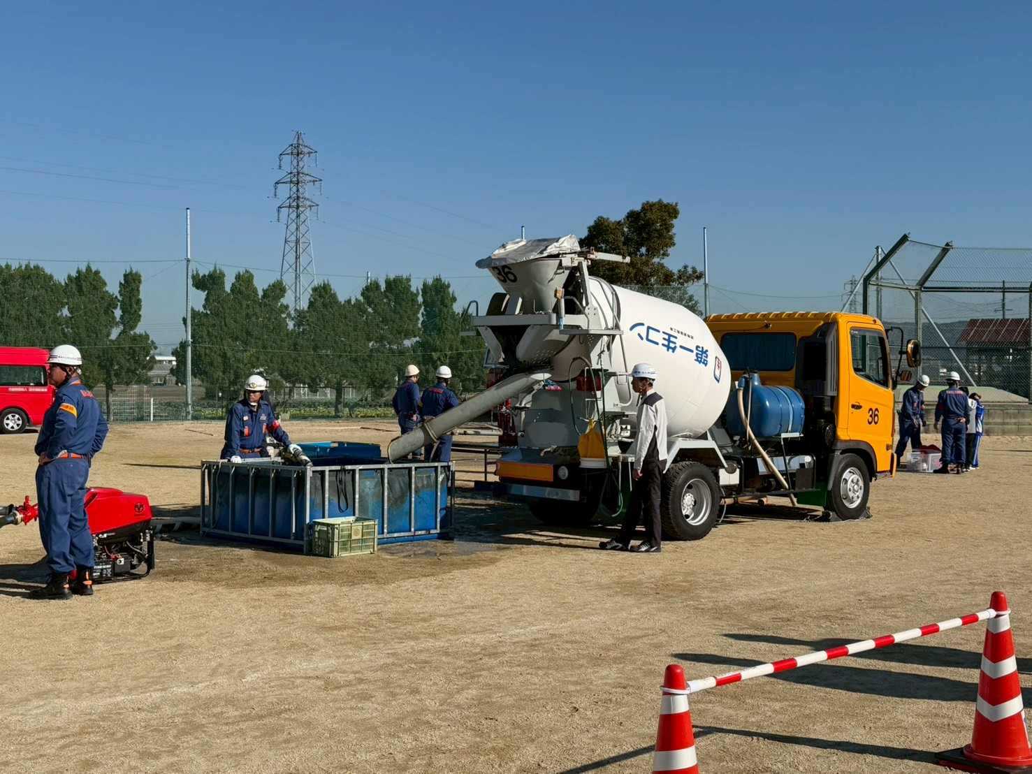 淡路島3市にて防災訓練が行われました - 大阪広域生コンクリート協同組合